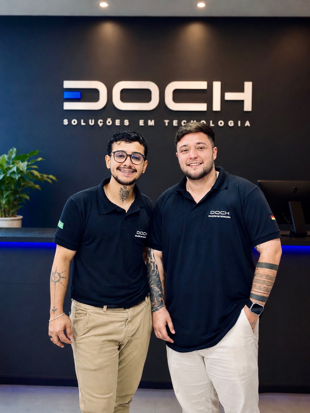 Caio Porto e Heitor Manhães, fundadores da DOCH